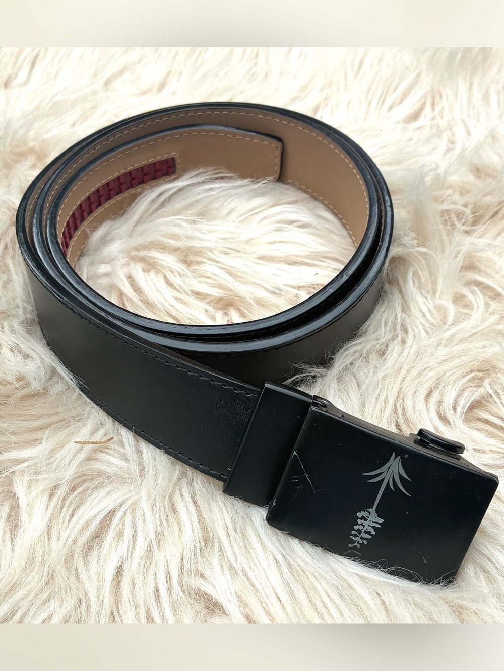 Nexbelt Black Leather Belt 1 3/8”